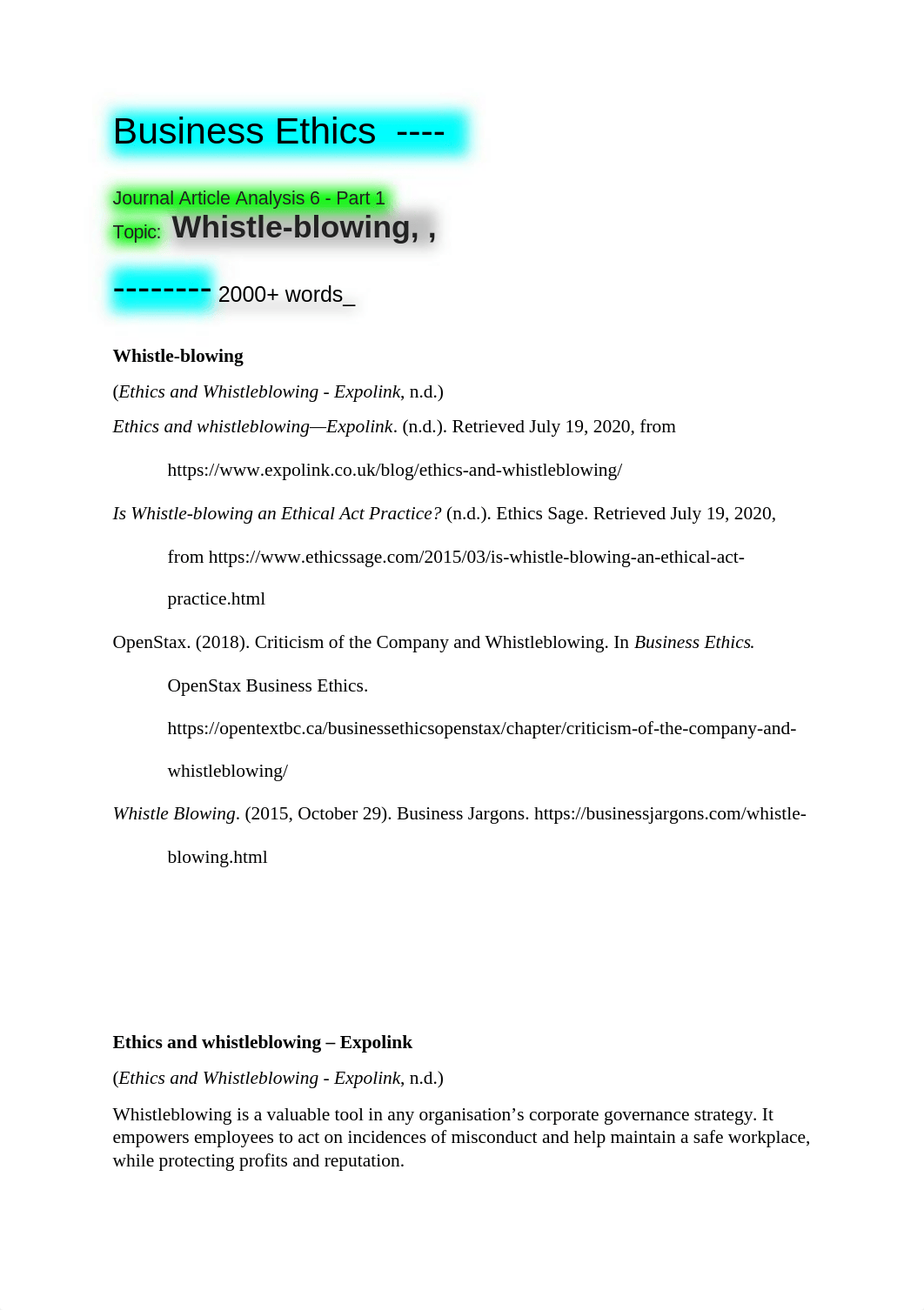 Journal Article - Whiste blowing.docx_d2iitr1vlrf_page1