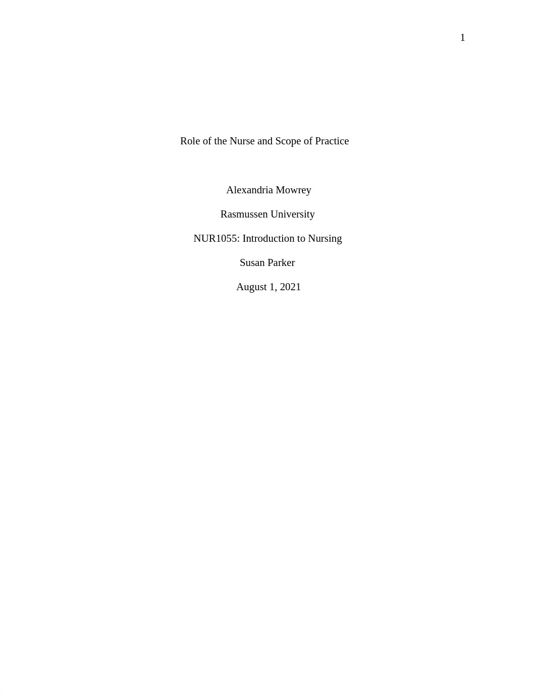 Role of the Nurse and Scope of Practice.docx_d2j0o2qzclo_page1