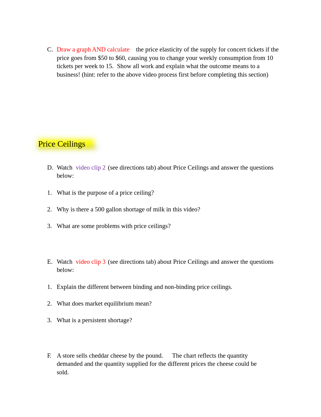 Week 9, Price Elasticity and Price Ceilings (Semester 1).docx_d2j6h1h7b3q_page2