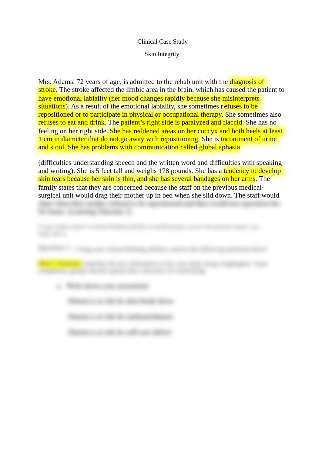 Mrs. Adams Skin Integrity Case Study.docx_d2j7obyg0og_page1