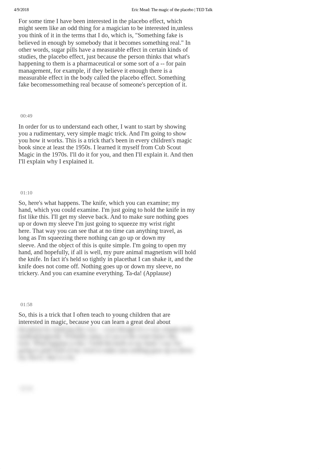 Eric Mead_ The magic of the placebo _ TED Talk.pdf_d2jdereeuod_page1