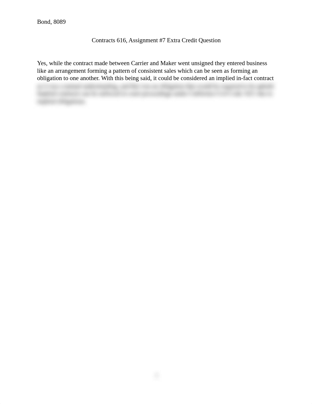 Contracts 616, Assignment # 7 Extra Credit, Bond, 8089.docx_d2jt1h7q996_page1