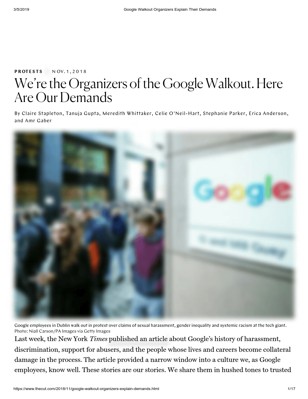 Google Walkout Organizers Explain Their Demands.pdf_d2jxhhw5jr1_page1