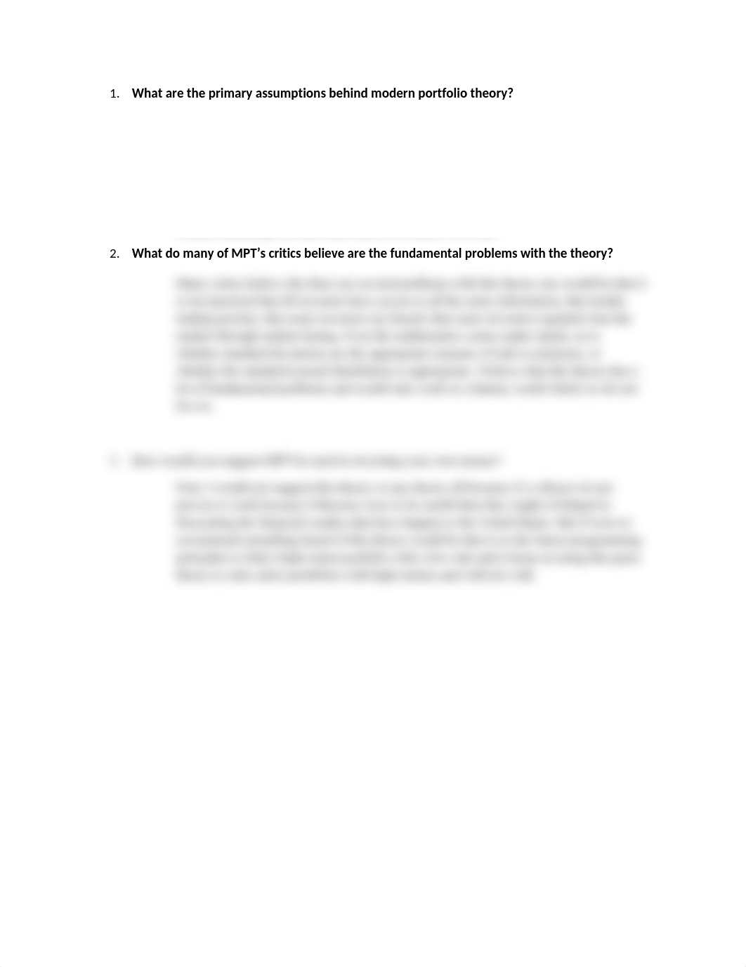 What are the primary assumptions behind modern portfolio theory.docx_d2jz1c57brc_page1