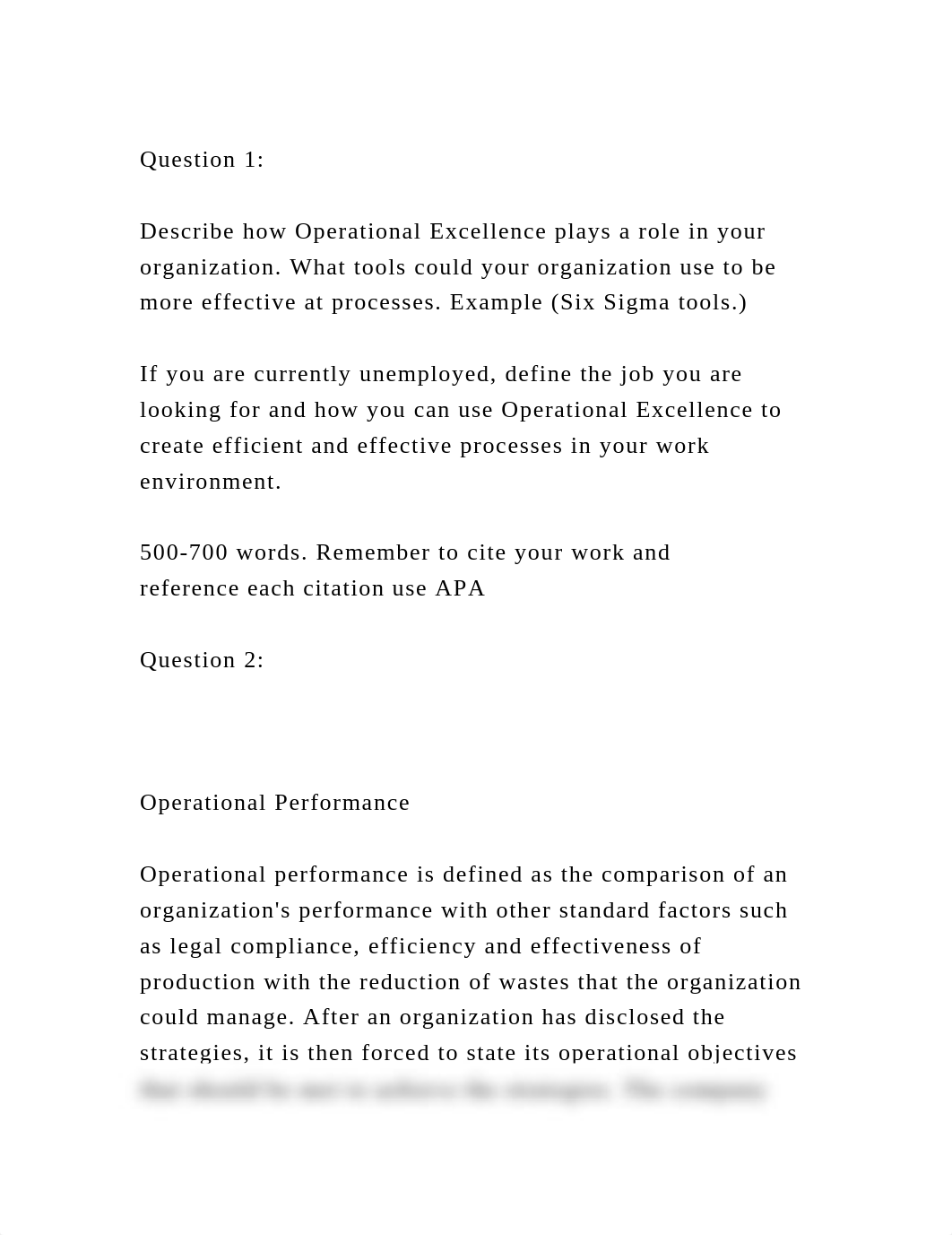 Question 1Describe how Operational Excellence plays a role in y.docx_d2k5fr1cq2h_page2