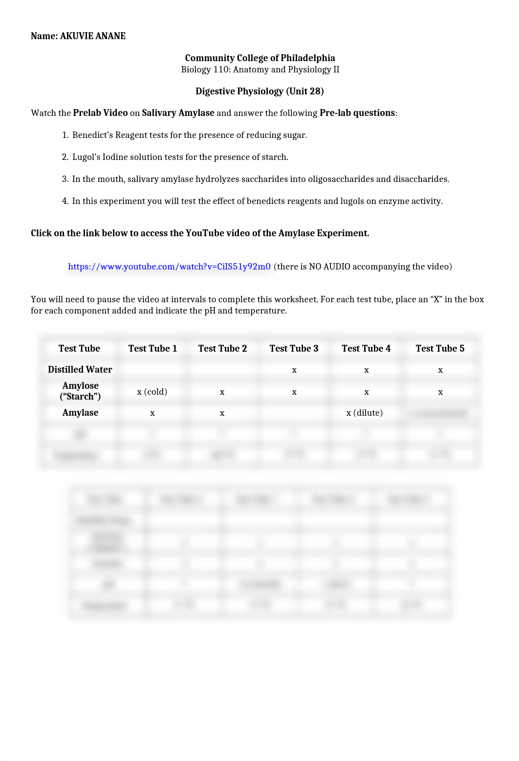 Bio 110 Online Digestive Physiology, Salivary Amylase Lab.docx_d2k8qmpdllu_page1