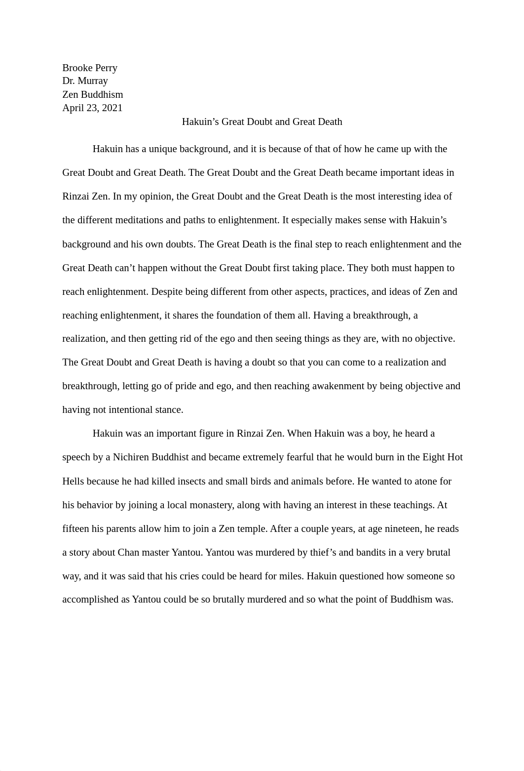 Hakuin's Graet Doubt and Great Death course paper.docx_d2keatmesk1_page1