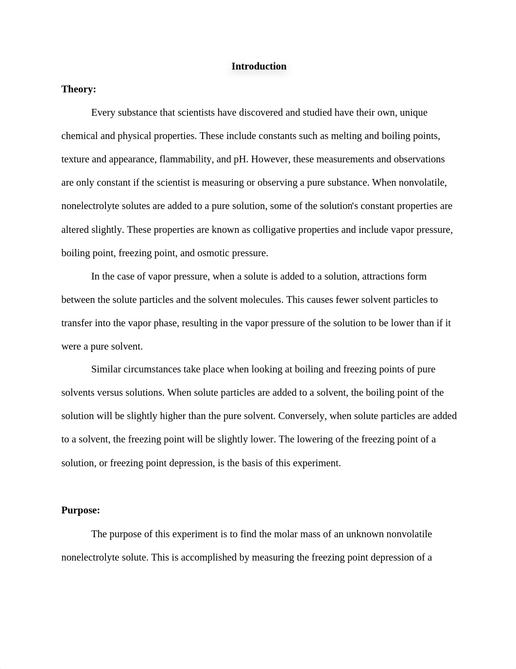 Chem 1010 (Lab)- Experiment 1 Lab Report (Colligative Properties).docx_d2m04uwerlk_page2