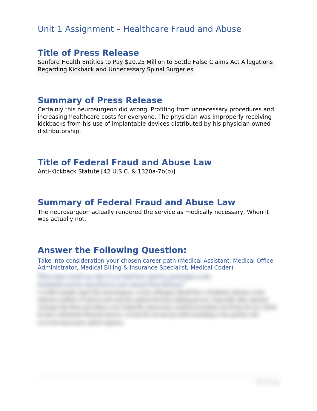 MO 205-Unit 1 Assignment-Healthcare Fraud and Abuse Template (1) (1).docx_d2m0li7sv1v_page1