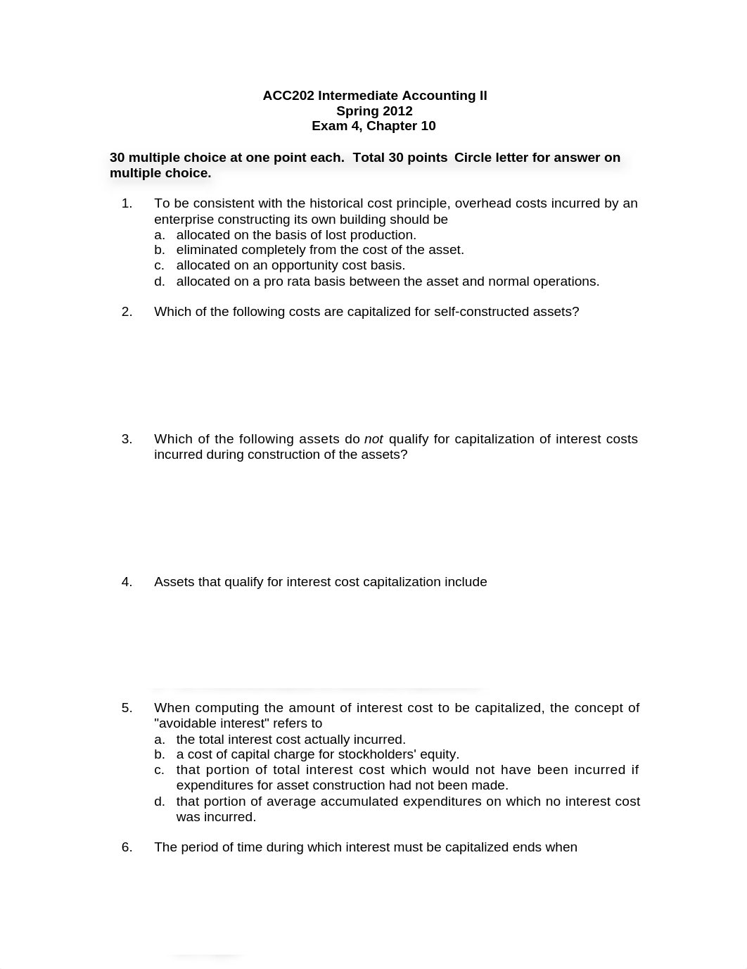 ACC202 Exam 4 student copy chapter 10 Spring 2012_d2ma64bstbq_page1