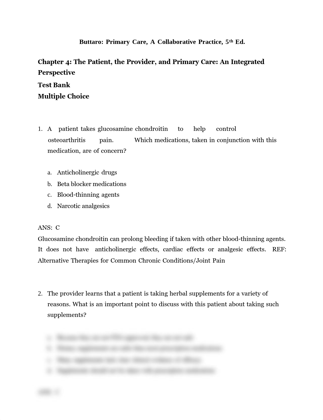 TEST BANK for Primary Care - A Collaborative Practice, 5th Edition_Terry Buttaro-6.pdf_d2mc5mkcpx9_page1