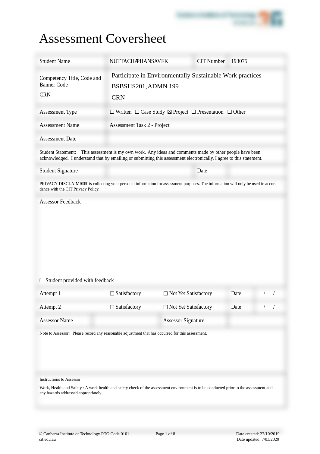 Environmental Written Task 2 201910.docx_d2mcvgdl6tn_page1