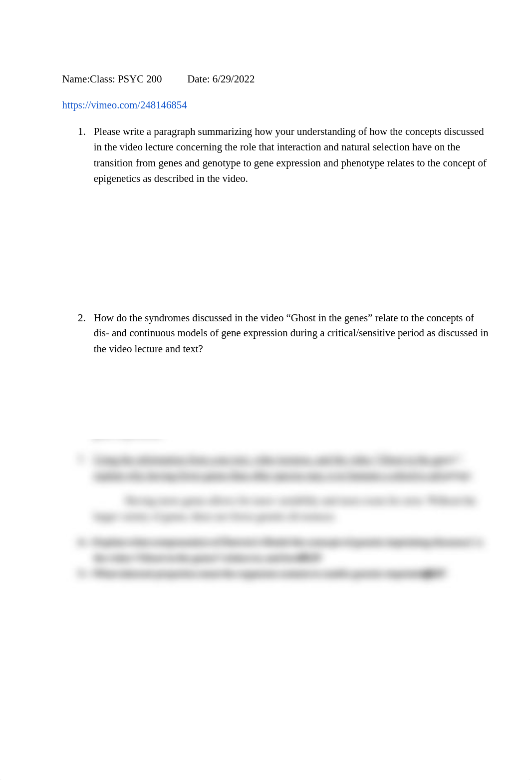 Critical Thinking and Writing Assignment- Epigenetics - Google Docs.pdf_d2mjiz0rxqr_page1