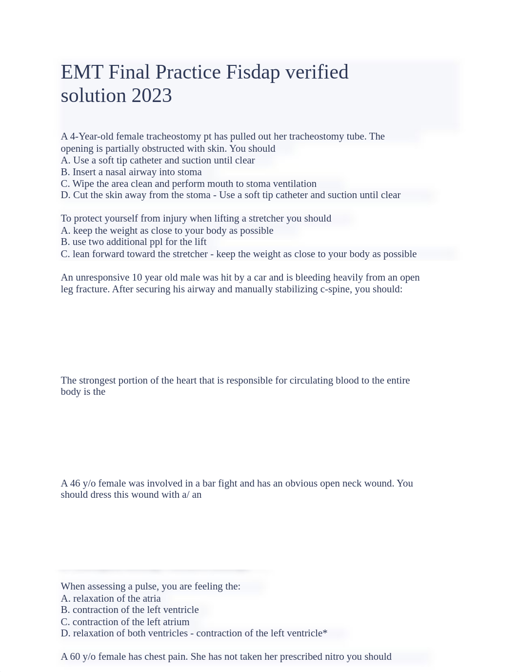 EMT Final Practice Fisdap verified solution 2023.pdf_d2mwn989js1_page1