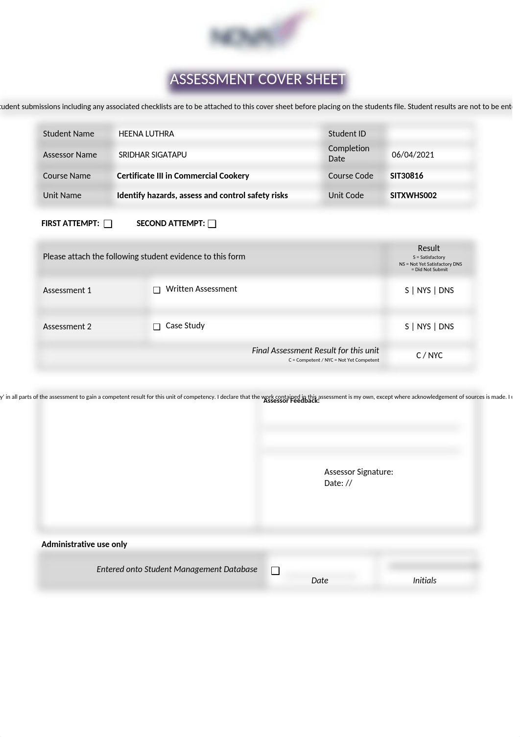 Luthra_SITXWHS002_Student_Pack_second_assignment_finall.docx.docx_d2mwqsj6qyd_page1