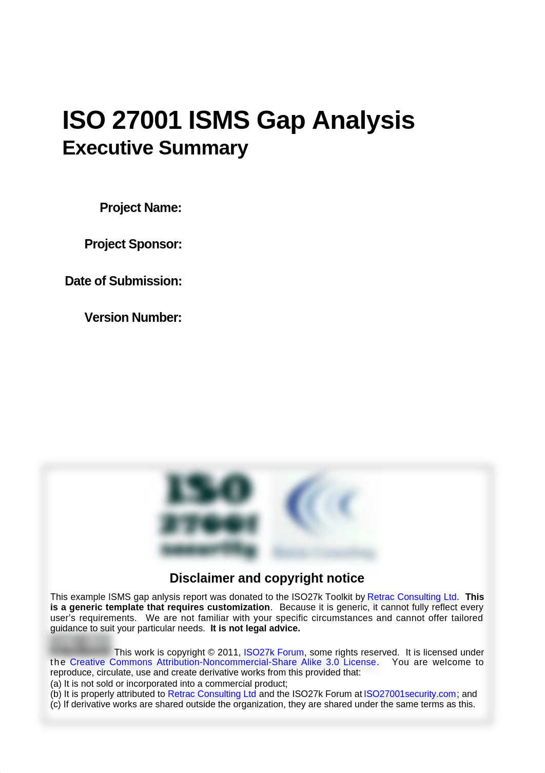 ISO27k Gap analysis - executive summary.doc_d2n944dcy6s_page1