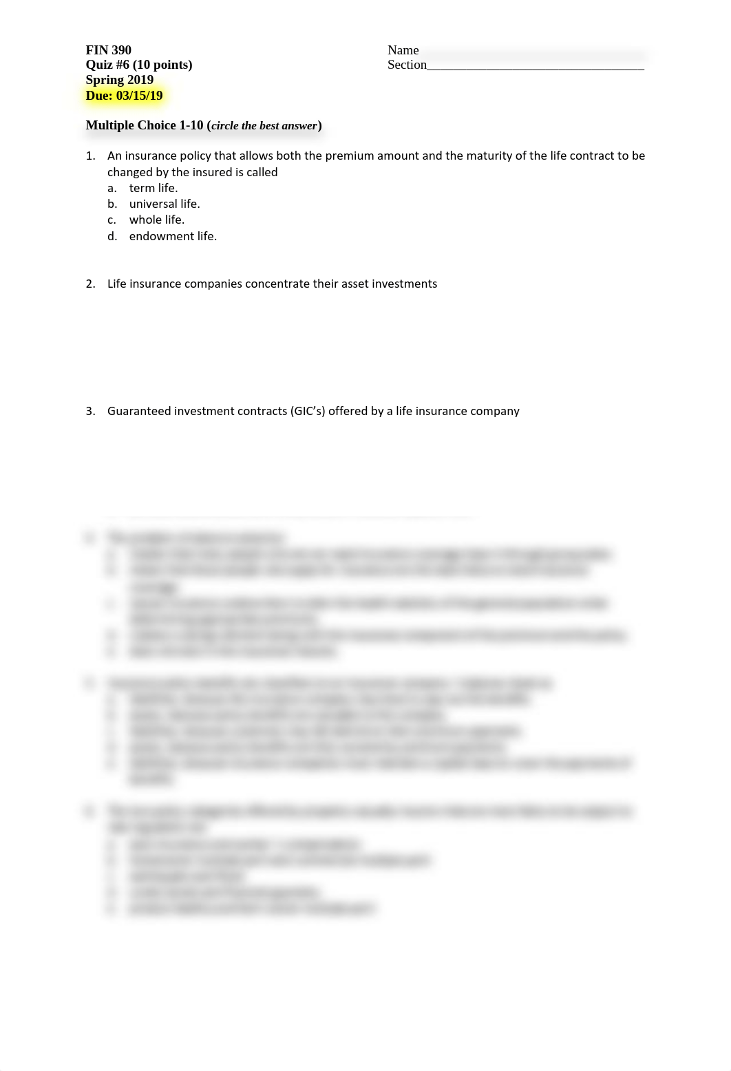 FIN 390 Quiz #6 Spring 2019.pdf_d2ndpfrqcic_page1