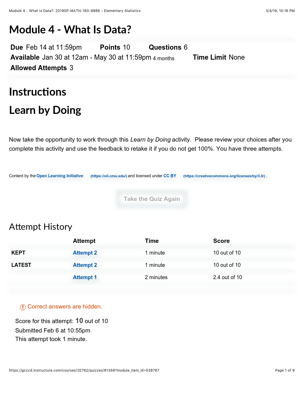 Module 4 - What Is Data?: 2019SP-MATH-160-9986 - Elementary Statistics.pdf_d2nhd3viuv2_page1