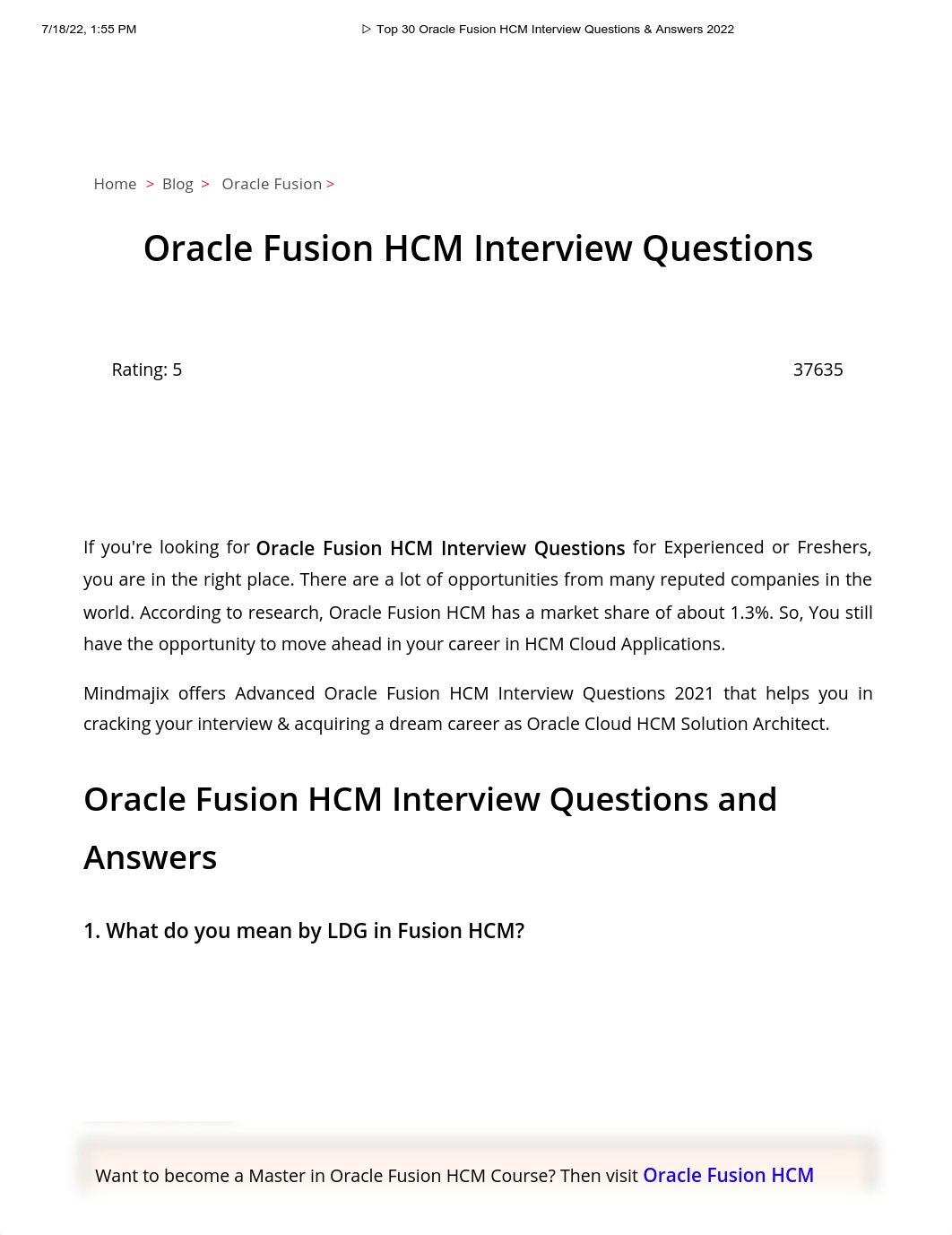 ▷ Top 30 Oracle Fusion HCM Interview Questions & Answers 2022.pdf_d2ny24oaqjy_page1