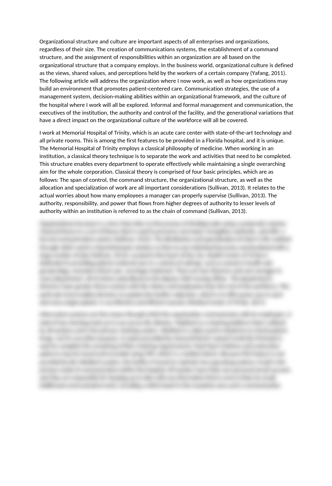 Organizational structure and culture are important aspects of all enterprises and organizations.docx_d2o1relqnb3_page1