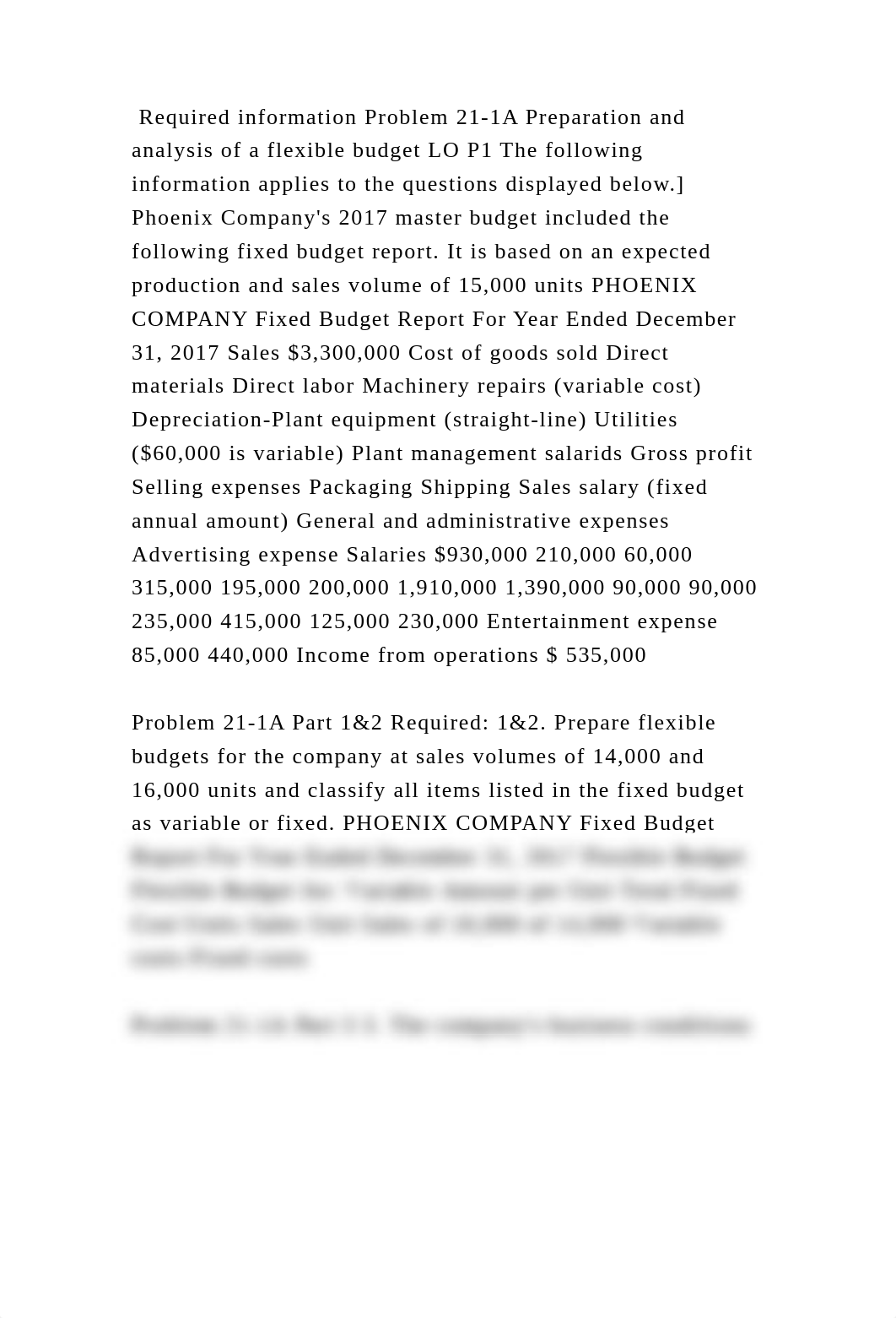 Required information Problem 21-1A Preparation and analysis of a flex.docx_d2ofagclp3b_page2