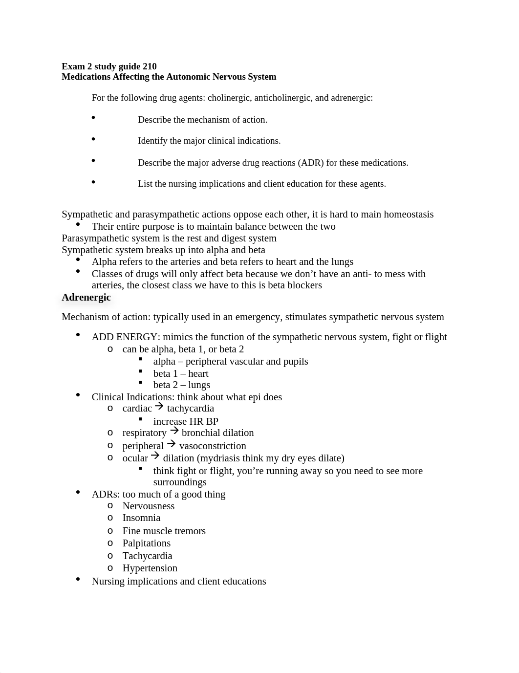 Exam 2 study guide 210.docx_d2oj7kiuaro_page1