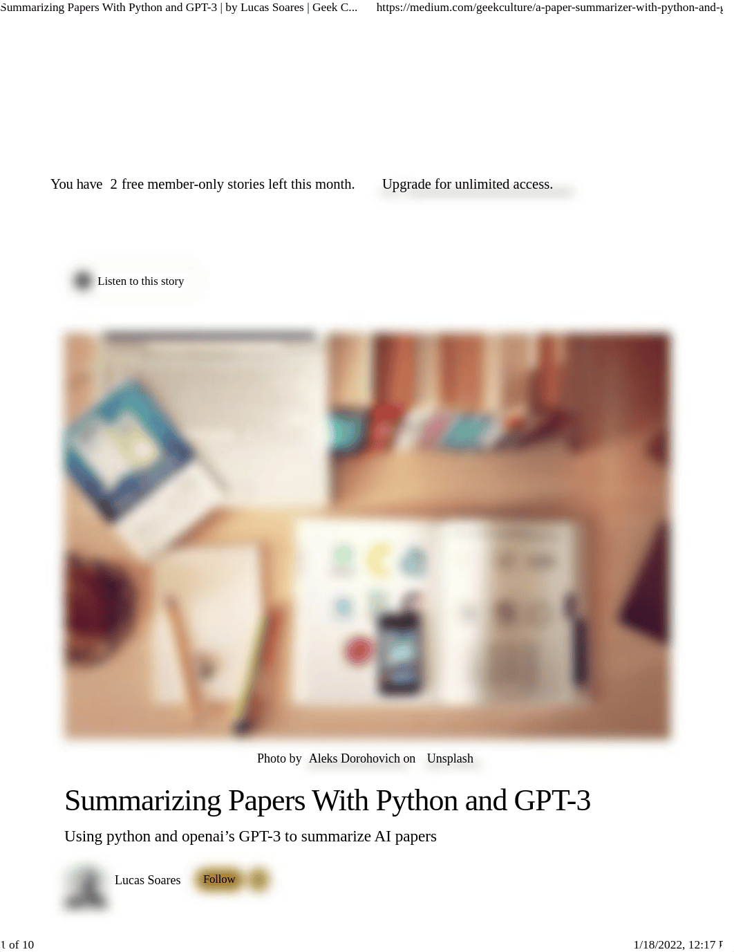 Summarizing Papers With Python and GPT-3 by Lucas Soares Geek Culture Medium.pdf_d2onhipdegq_page1