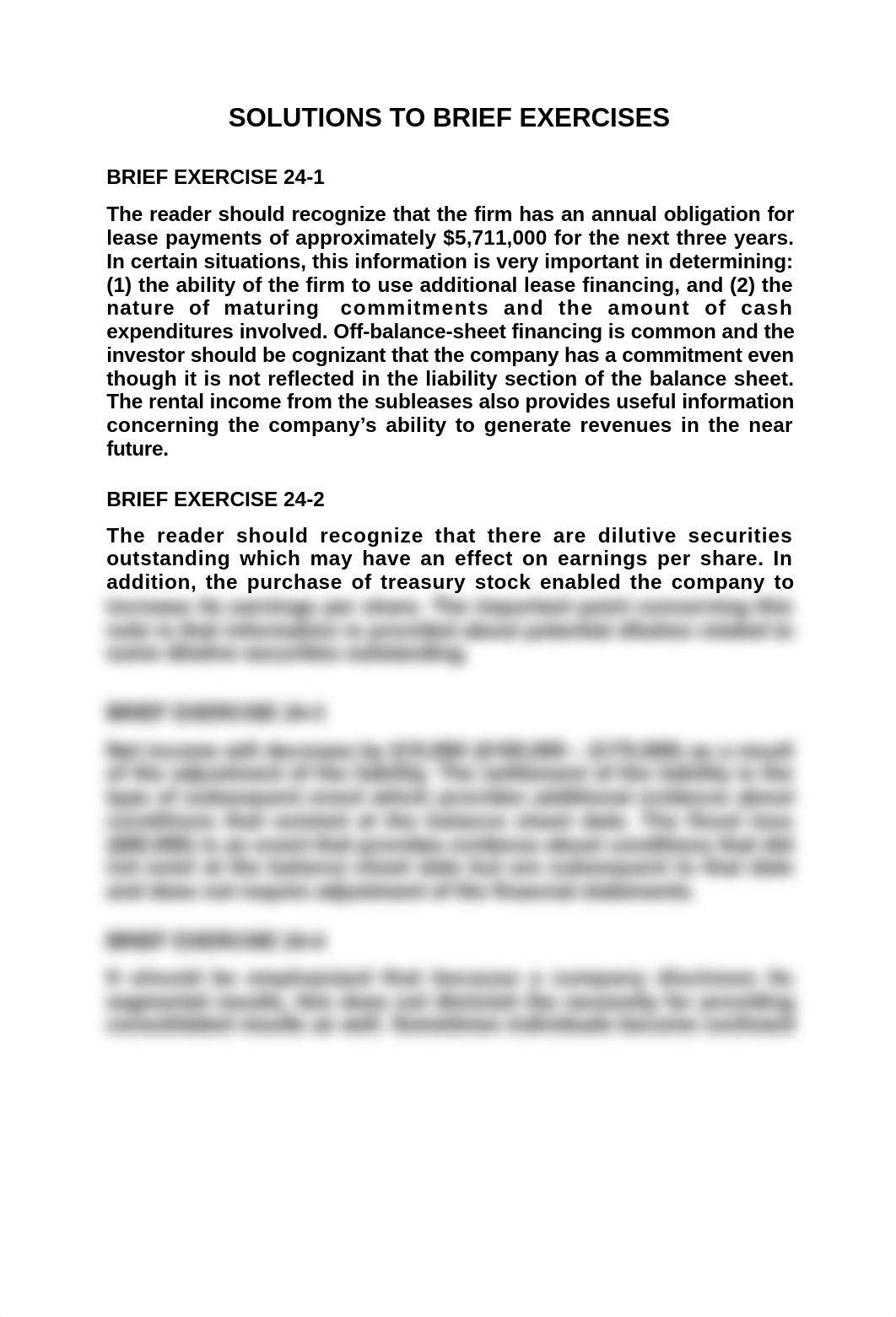 SOLUTIONS TO BRIEF EXERCISES ch24_d2onox223r6_page1