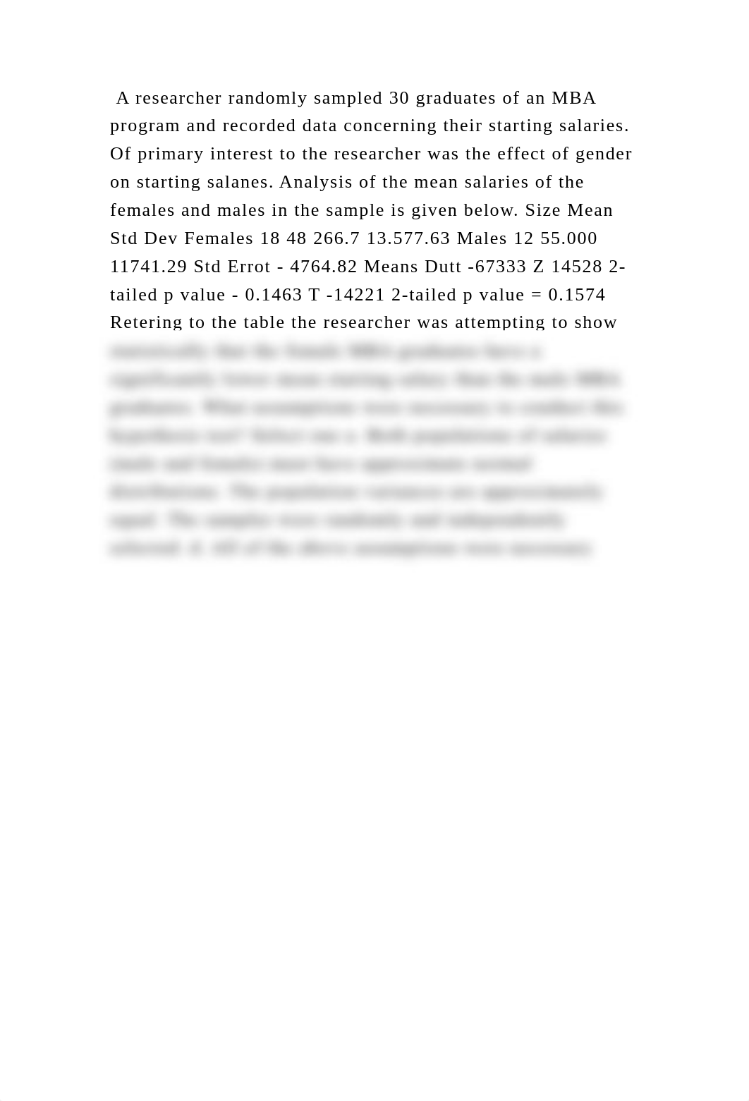 A researcher randomly sampled 30 graduates of an MBA program and reco.docx_d2oykqfo8bb_page2