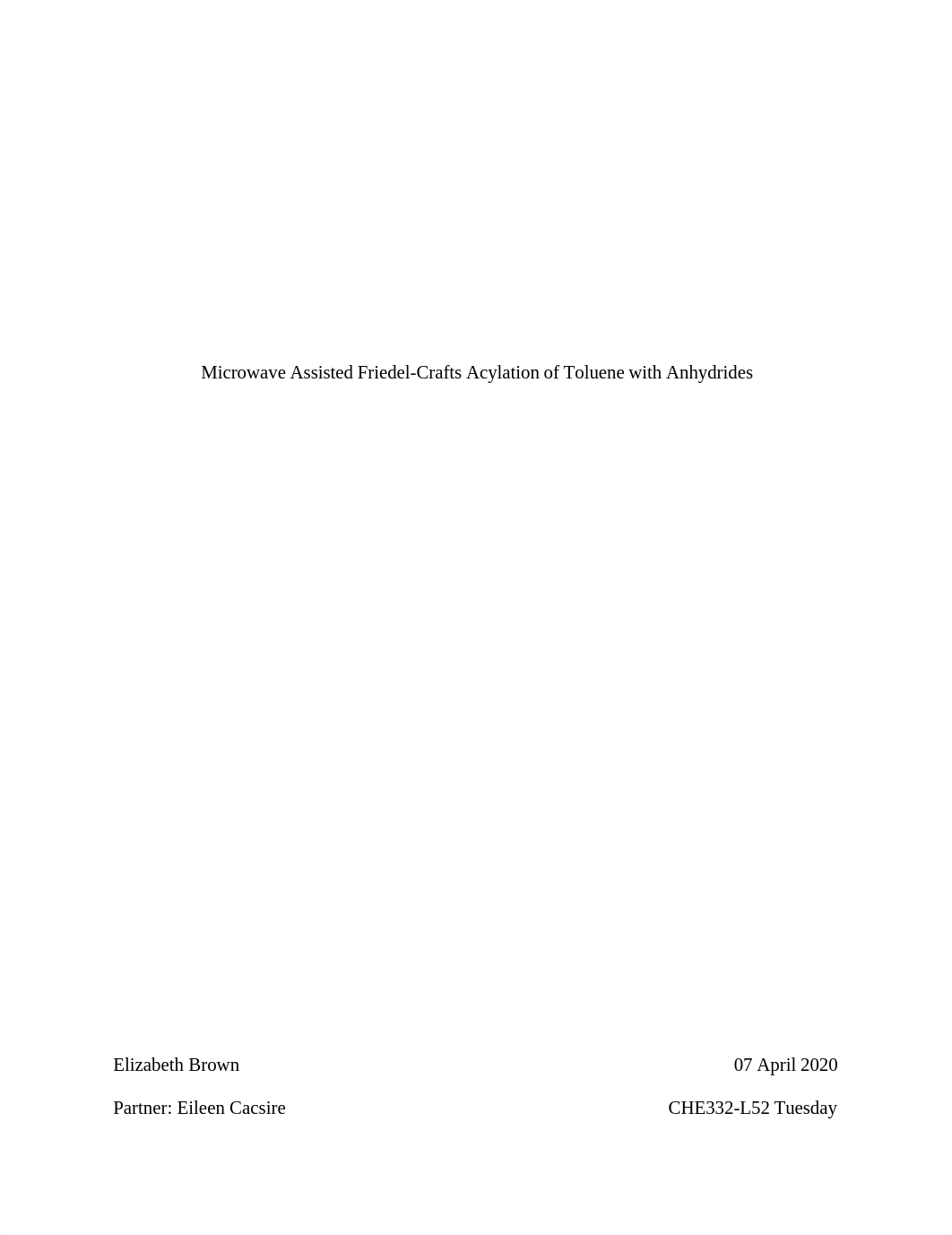 Microwave Assisted Friedel-Crafts Acylation of Toluene with Anhydrides.docx_d2p2jkhtftq_page1