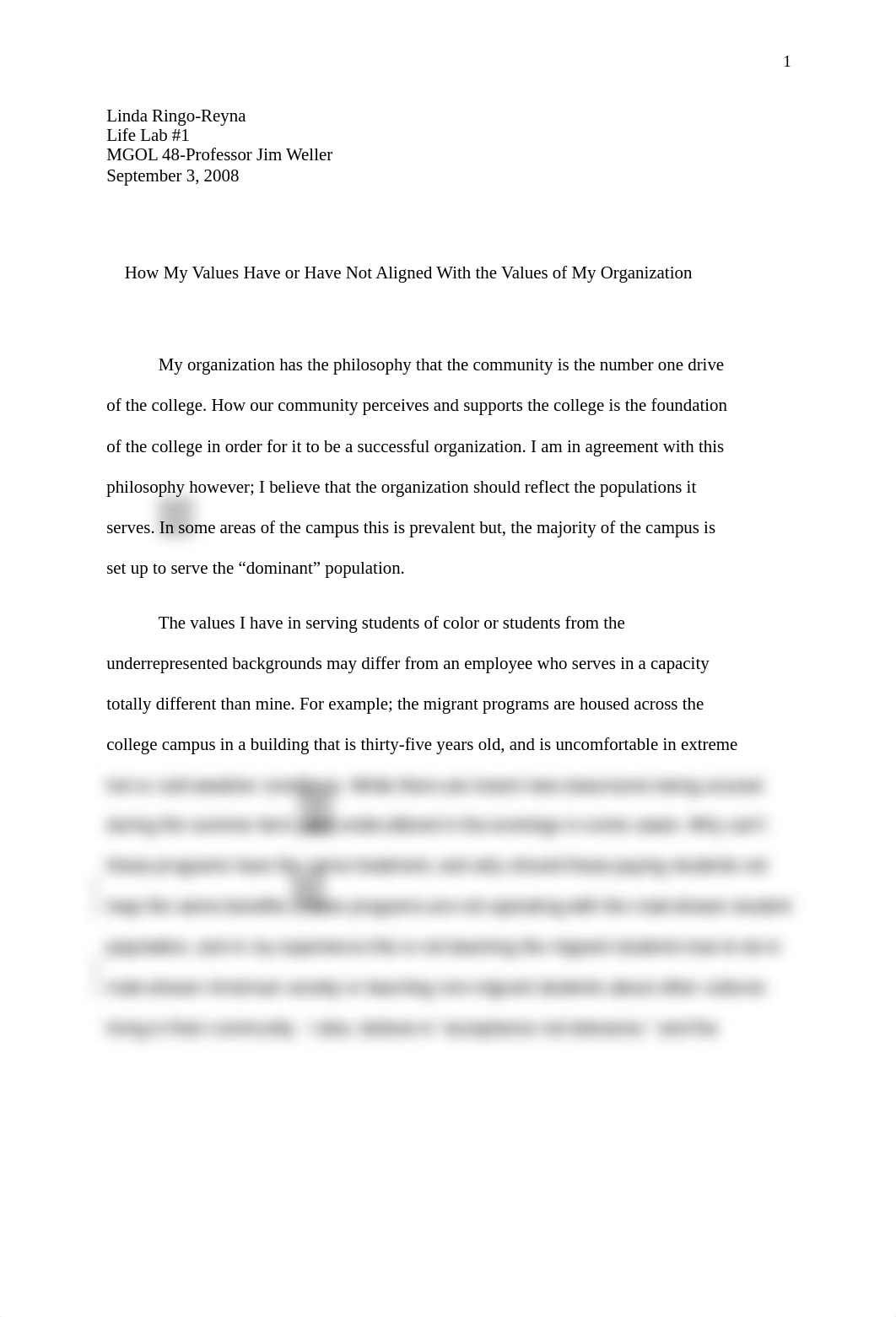 How My Values Have or Have Not Aligned With the Values of My Organization w/ grade_d2p5sa63ord_page1