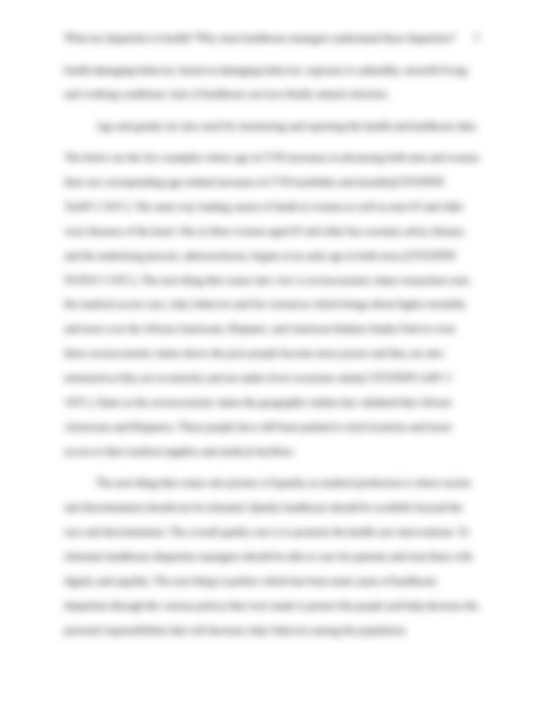 What are disparities in health Why must healthcare managers understand these disparities - SanathKum_d2p9hqagzl4_page3