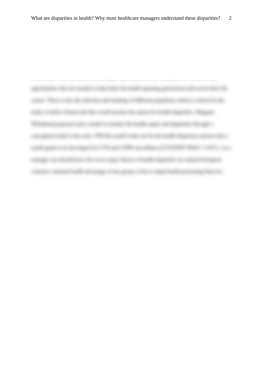 What are disparities in health Why must healthcare managers understand these disparities - SanathKum_d2p9hqagzl4_page2