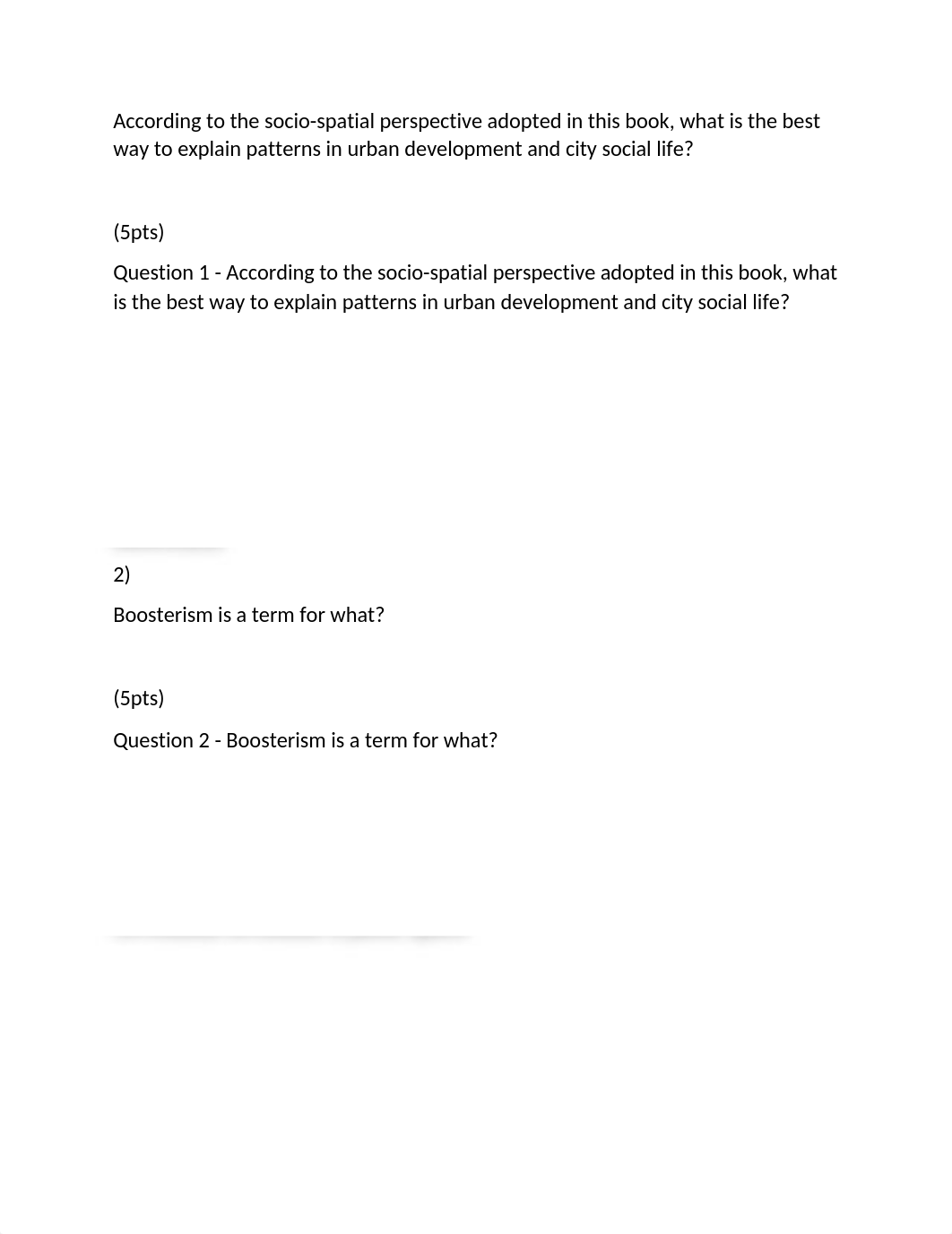 Exam 1 Urban Sociology.docx_d2pogsfklpv_page1