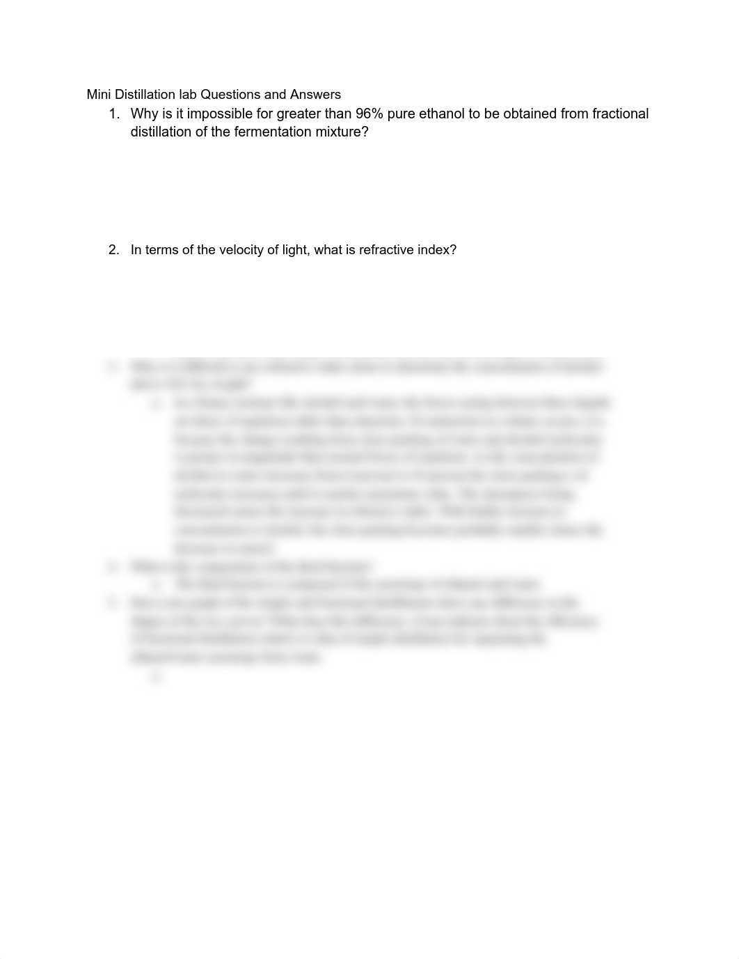 Mini Distillation lab Questions and Answers.pdf_d2pokb7ke8l_page1