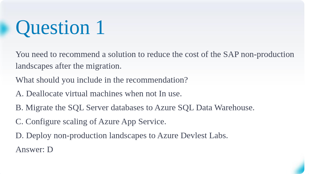 Microsoft Azure SAP Workloads AZ-120 Dumps.pdf_d2psbvtcl45_page2