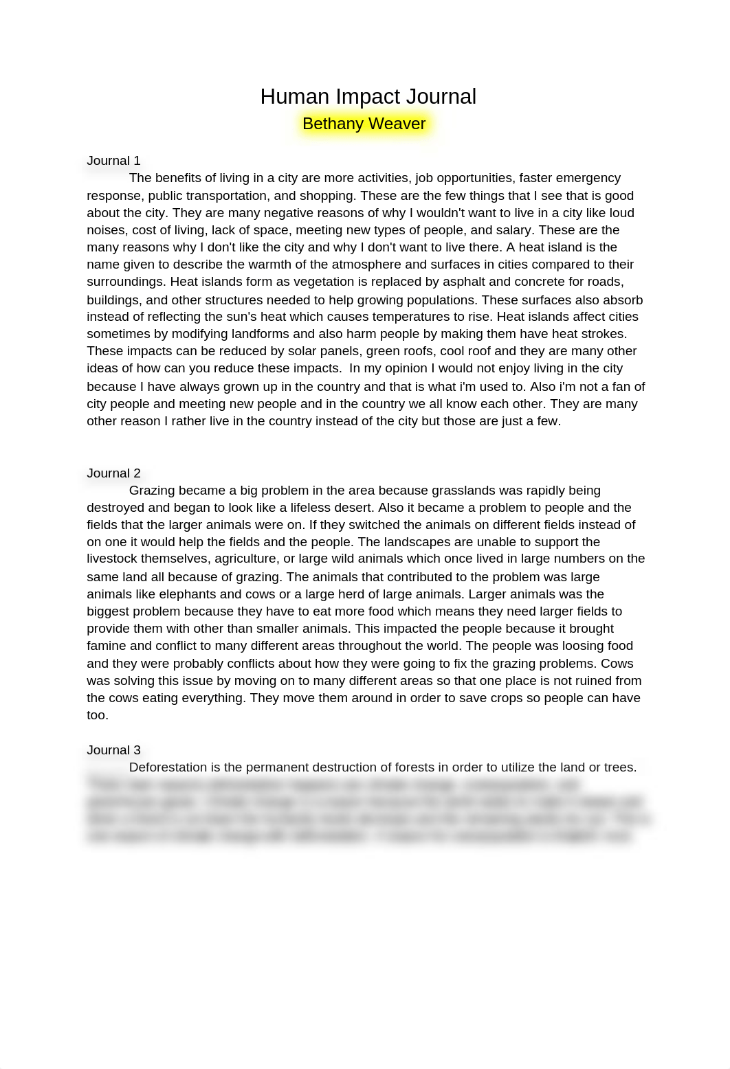 Bethany Weaver - Human Impact Journal.docx_d2px4ya8axe_page1