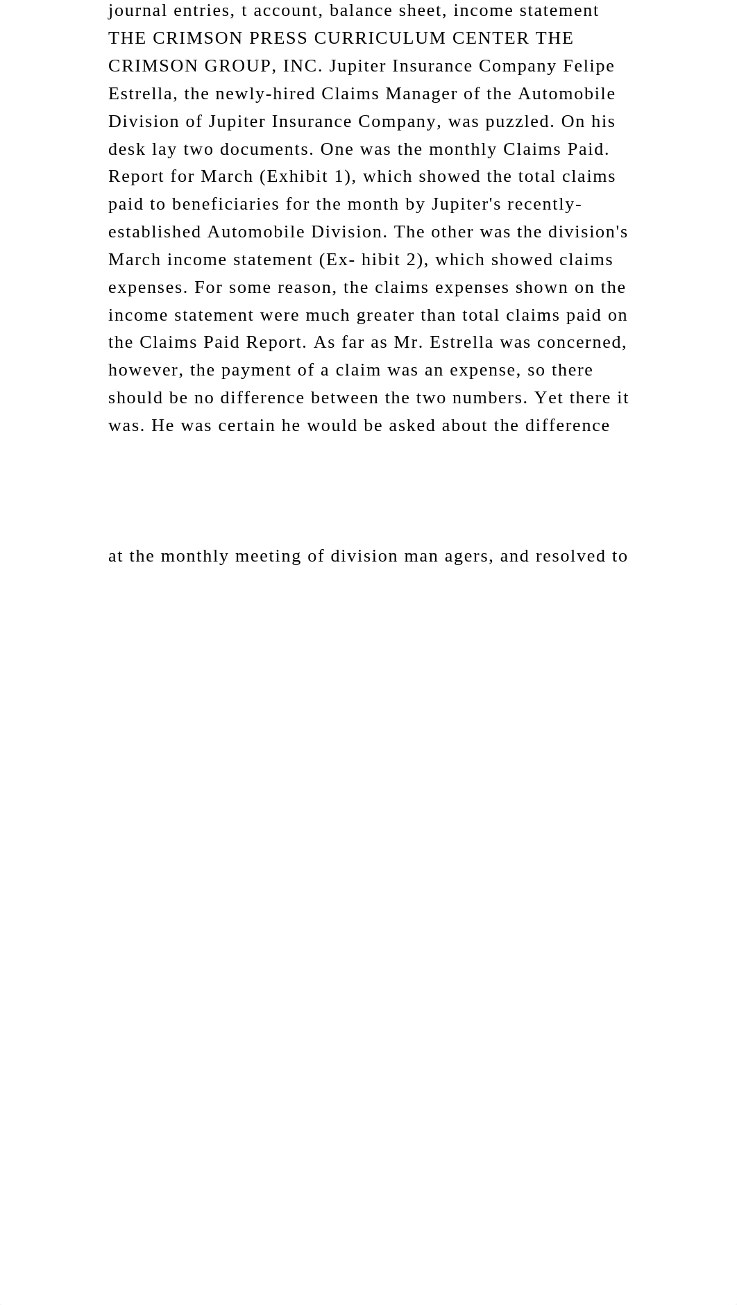 journal entries, t account, balance sheet, income statement THE CRIM.docx_d2pxqb6pm4y_page2