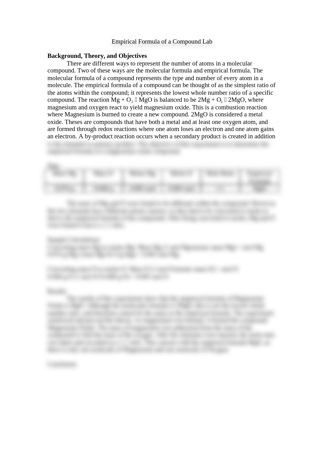 Empirical Formula of a Compound Lab Report_d2py1s0rizc_page1