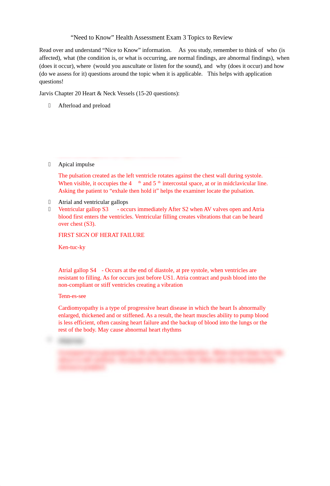 2020 Health Assessment Exam 3 Topics to Know (1).docx_d2q2juapw5r_page1