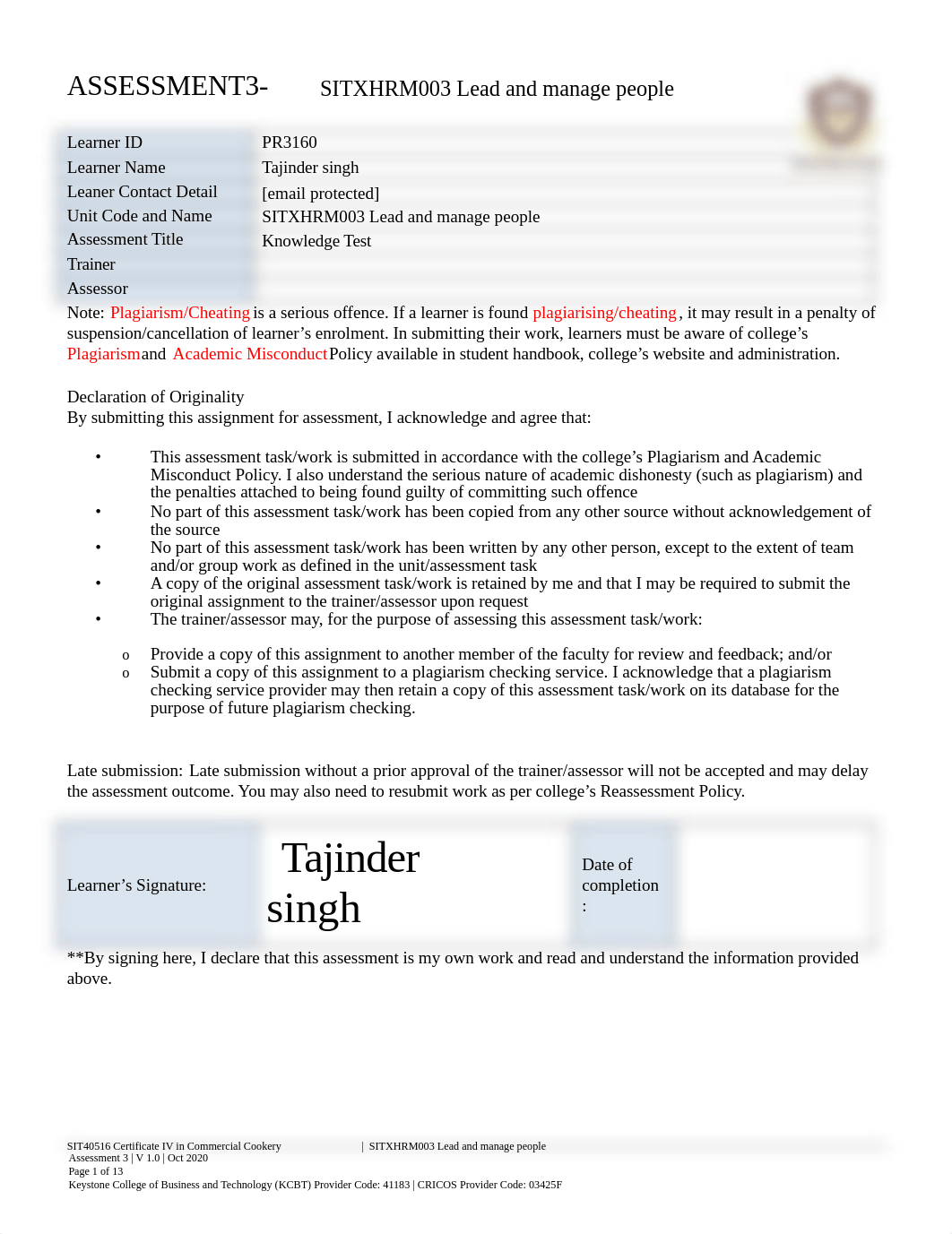 A3 Learner Name (Learner ID) SITXHRM003.docx_d2qhrzas55k_page1