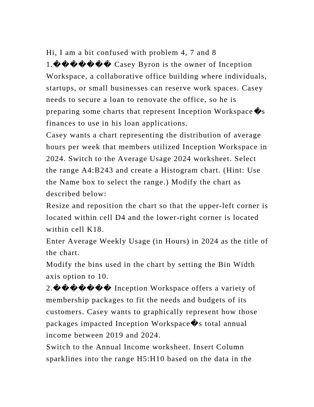 Hi, I am a bit confused with problem 4, 7 and 81.������� Casey Byr.docx_d2qi2b8927b_page2