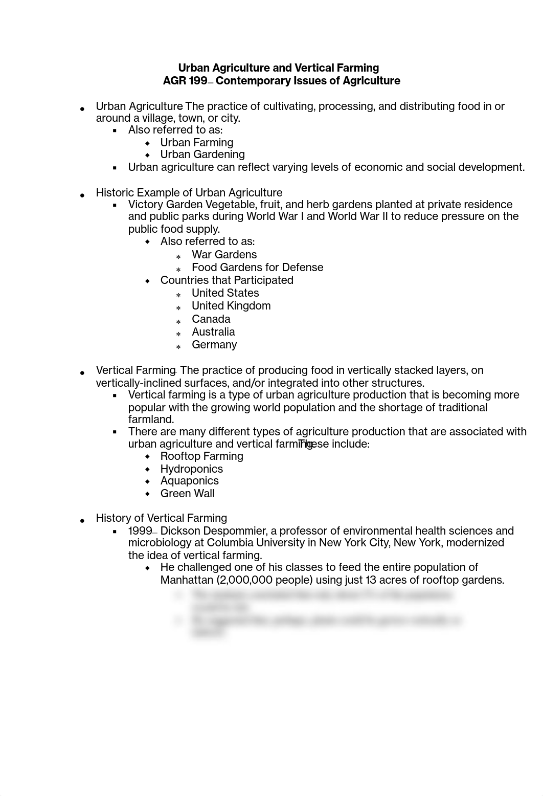 AGR 199 - Urban Agriculture and Vertical Farming Notes (1).pdf_d2qirn95mq4_page1