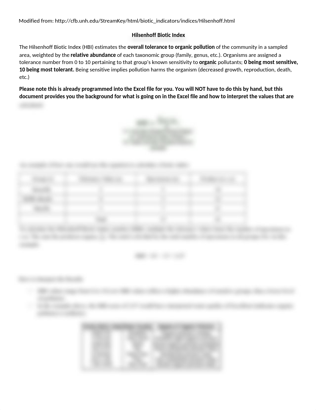 Hilsenhoff Biotic Index Reference Sheet.docx_d2qopqyufsz_page1