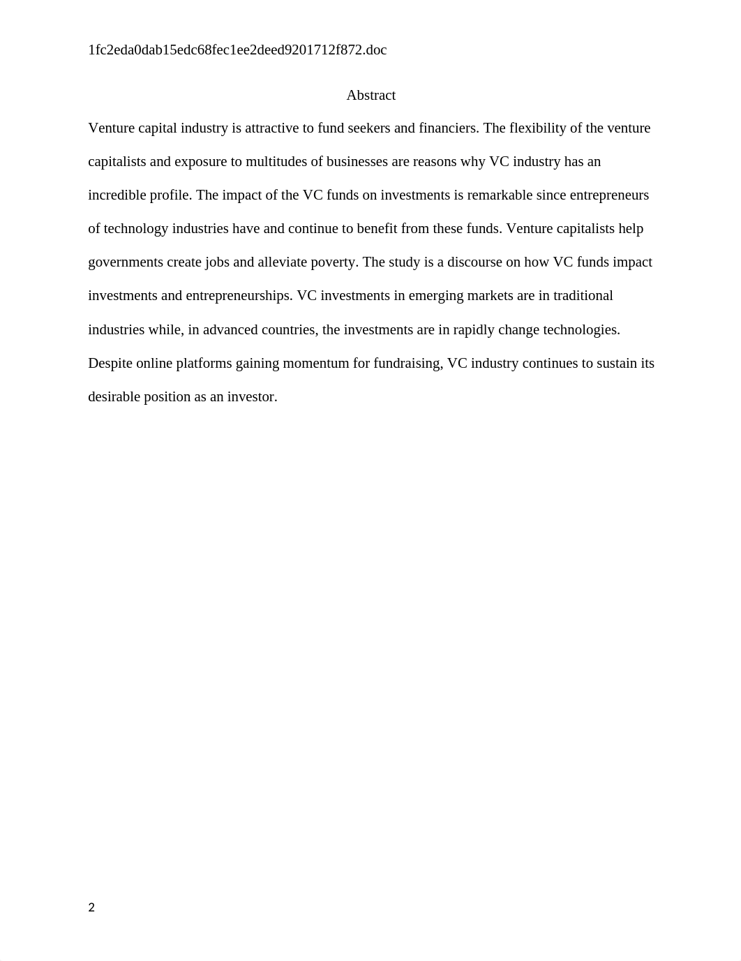 Entrepreneurial Finance - Affect of Venture Capital Funds on Entrepreneurial Finance_d2qtqdmxaul_page2