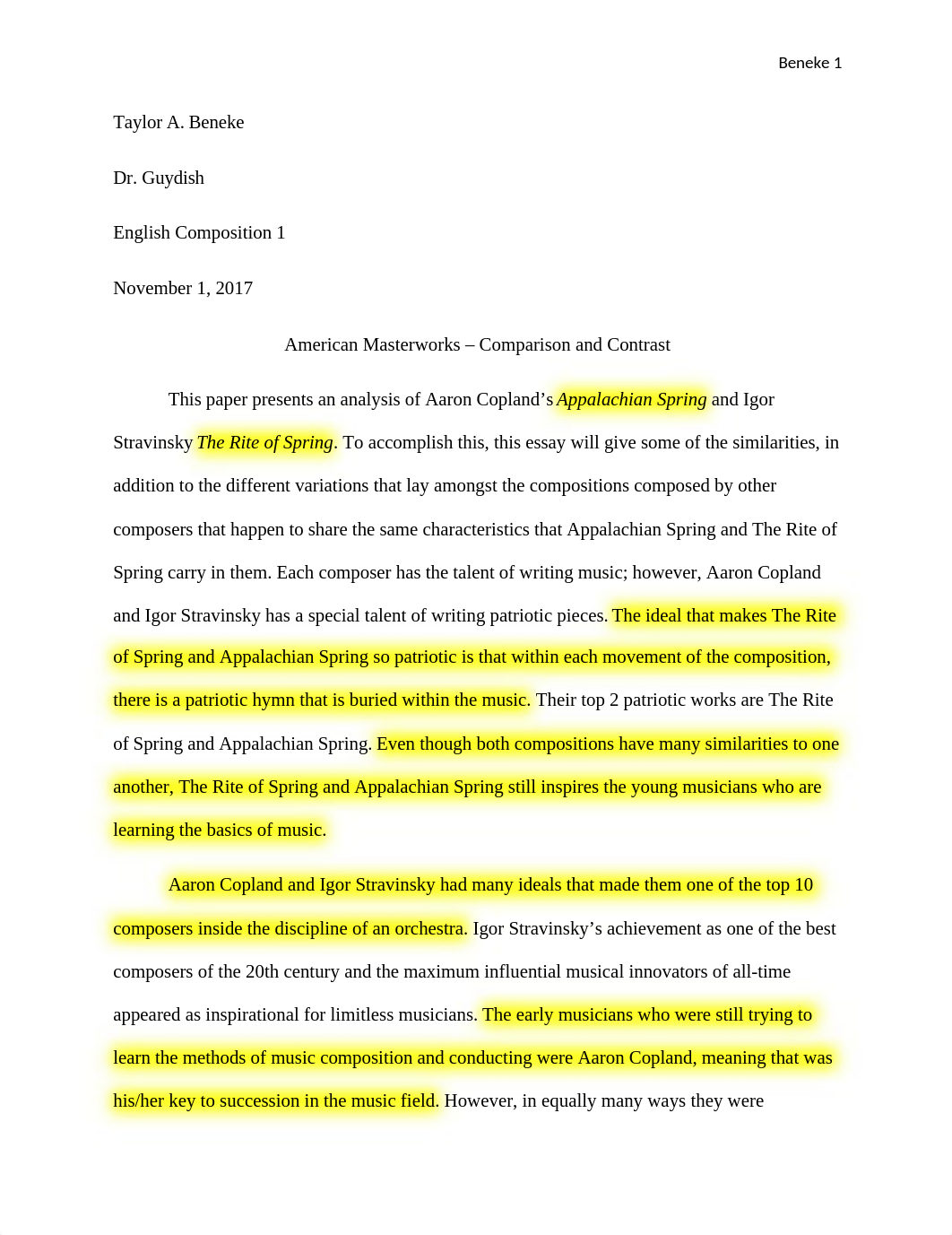 Comparison and Contrast Essay 1 - Music.docx_d2r3knsmghk_page1