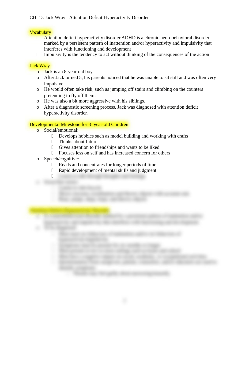 CH. 13 Jack Wray - Attention Deficit Hyperactivity Disorder.docx_d2r4kkjnbux_page1