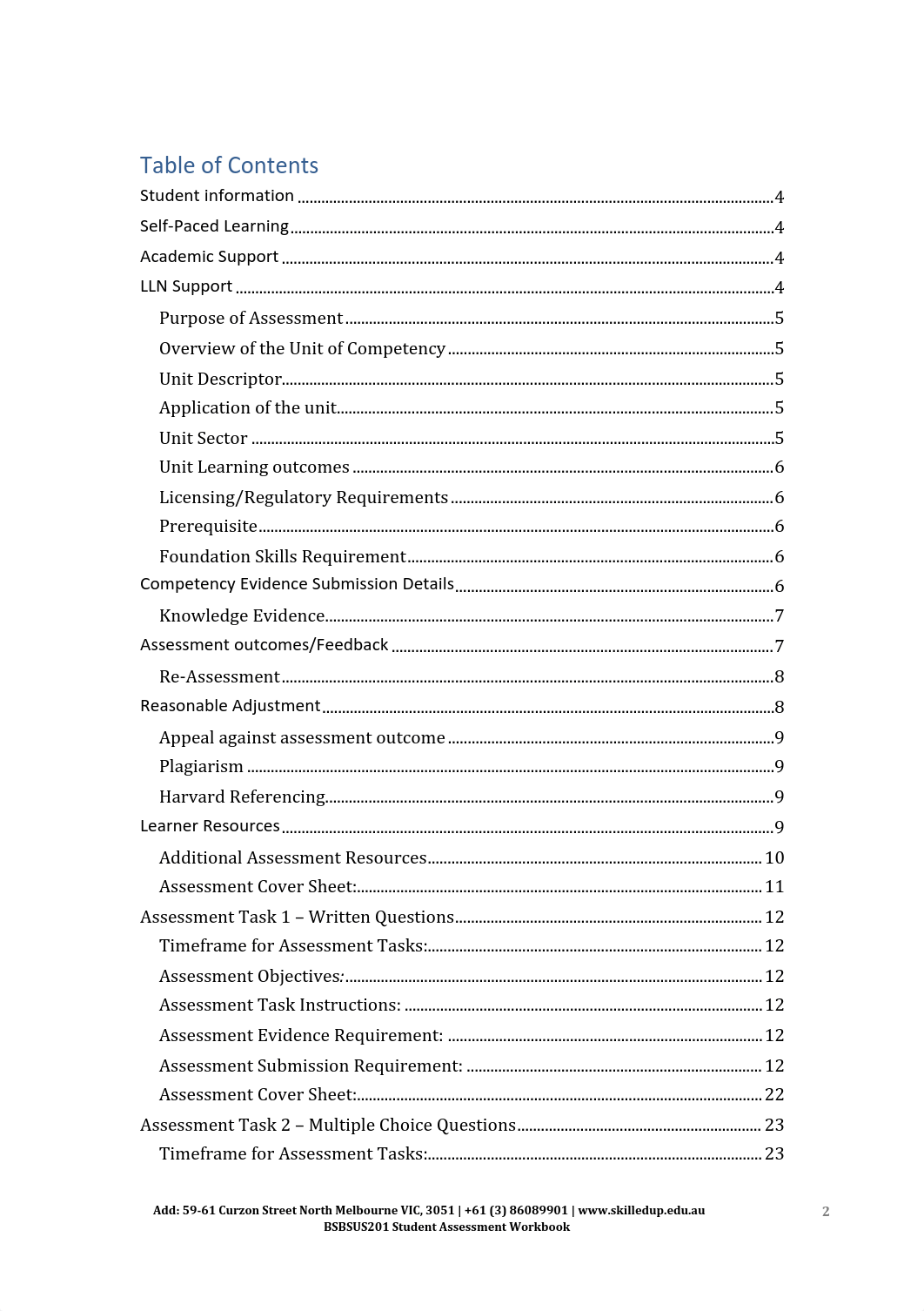 BSBSUS201 Student Assessment Workbook (1).pdf_d2rau40zku3_page2