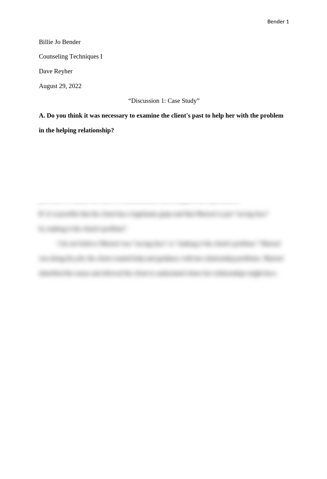 BenderB_Counseling Techniques_Discussion 1-Case Study.docx_d2rvk637tbf_page1