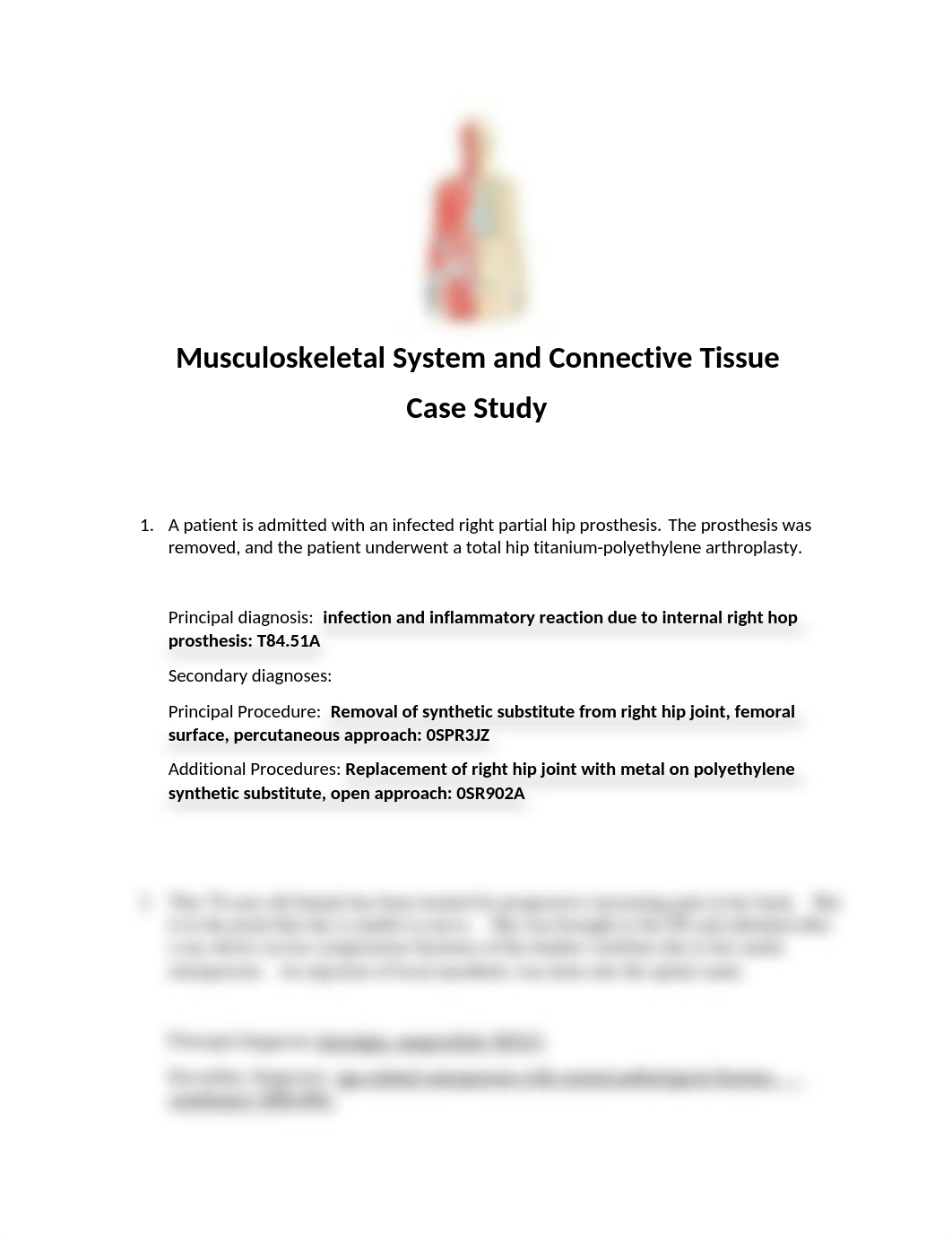 HIT 126-Musculoskeletal System and Connective Tissue Case Study.docx_d2sa38q0m1e_page1